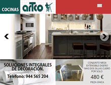 Tablet Screenshot of cocinasartco.com